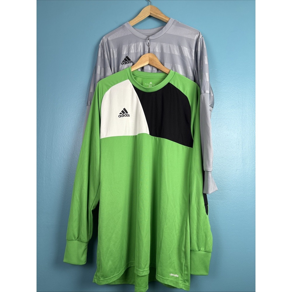 Adidas Climalite XL Soccer Goalkeeper Jersey Lot Of 2 Futbol Football